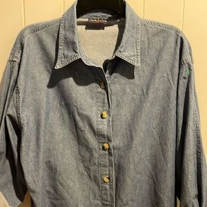 Chef’s coat gardening jacket artists smock denim jacket size L